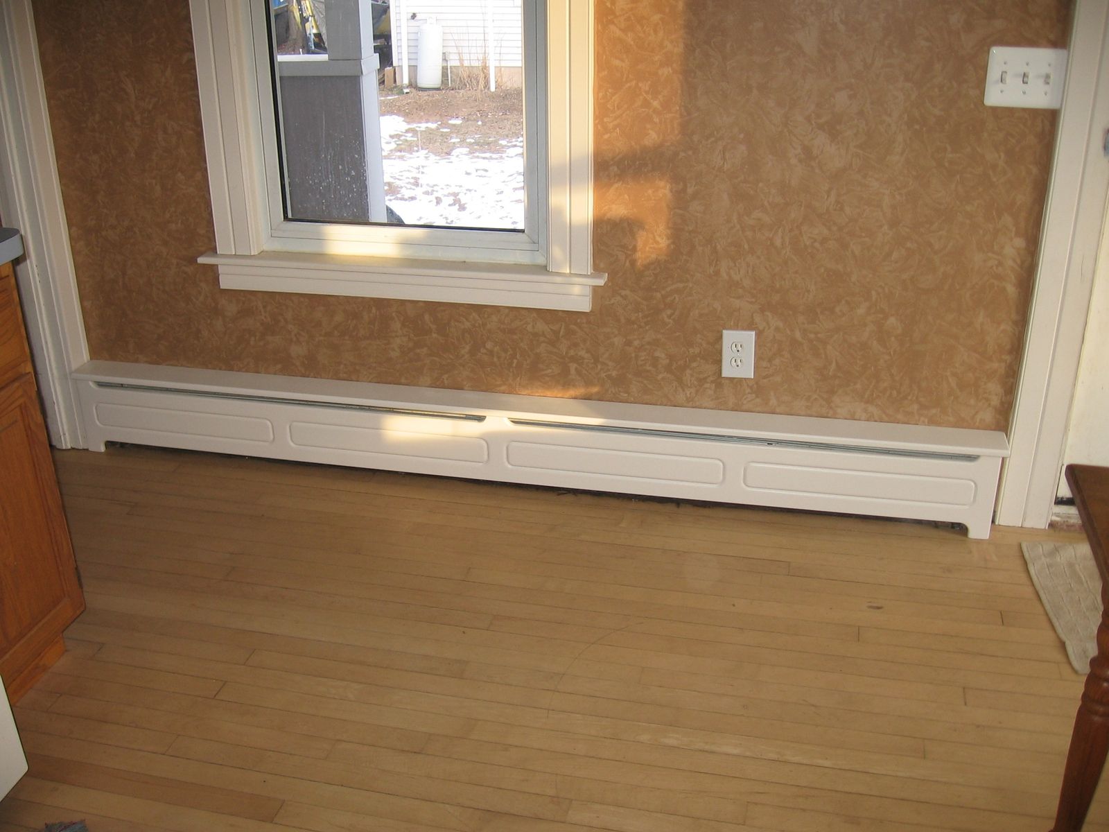 Custom Made Baseboard Radiator Cover by Woodwright Innovations