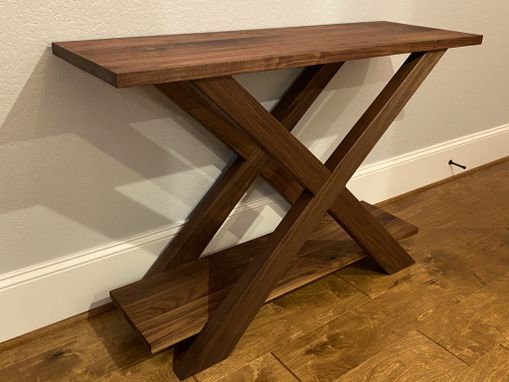 Custom Made Entry Way Table - 'X' Legs
