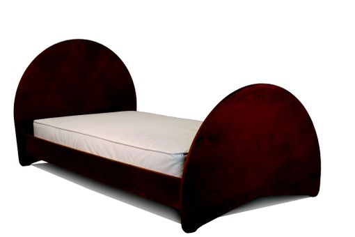 Custom Made Cocoa Twin Bed