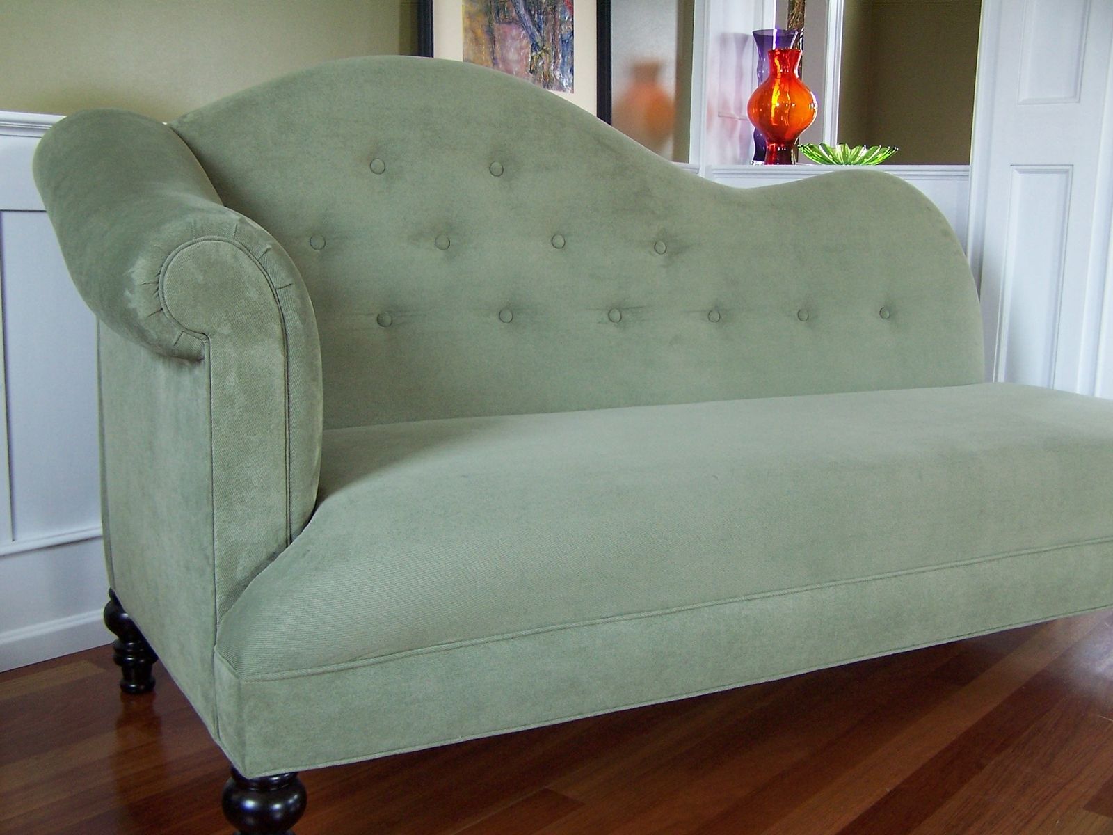 Hand Crafted Custom Upholstered Couch / Davenport by Custom Handcrafted