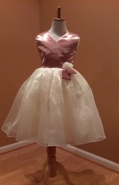 Custom Made Roslyn: An Elegant Organza And Shantung Fabric Dress For Every Special Occasion