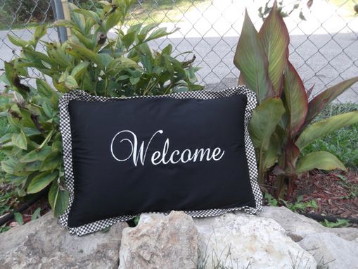 Custom Made Welcome Pillows