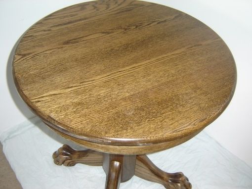 Hand Crafted New Solid Oak Wood 28" Small Round Kitchen ...