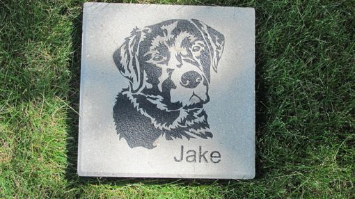 Custom Made Engraved Pet Memorial 12" Paver