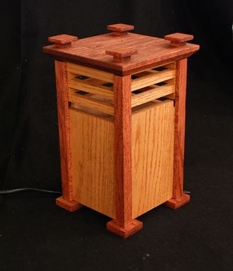 Custom Made Wooden Lamp