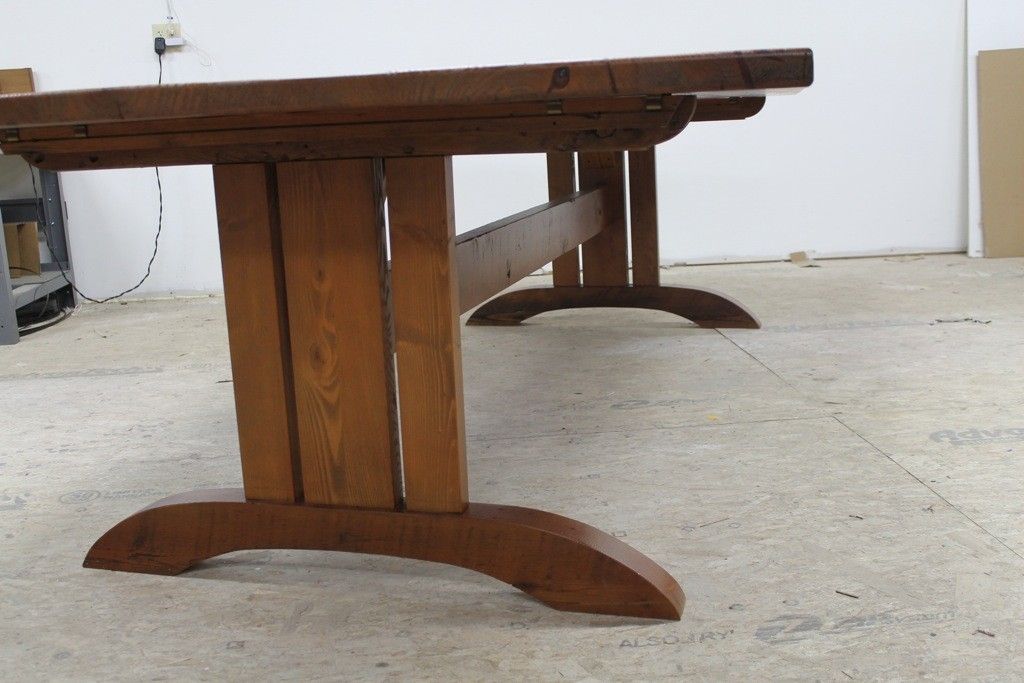 Hand Made Mission Style Trestle Base For Dining Table by ...