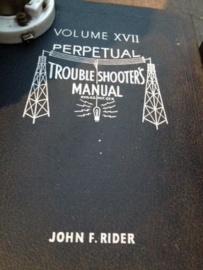 Custom Made Perpetual Trouble Shooters Manual Riders Sale Vintage Industrial Television Radio Manuals