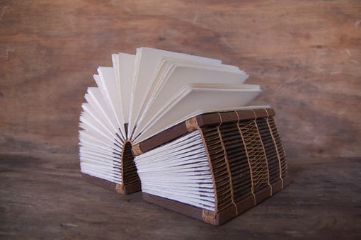 Custom Made Dos-À-Dos - Double Journal Wood Book  Birch Bark Unique Gift