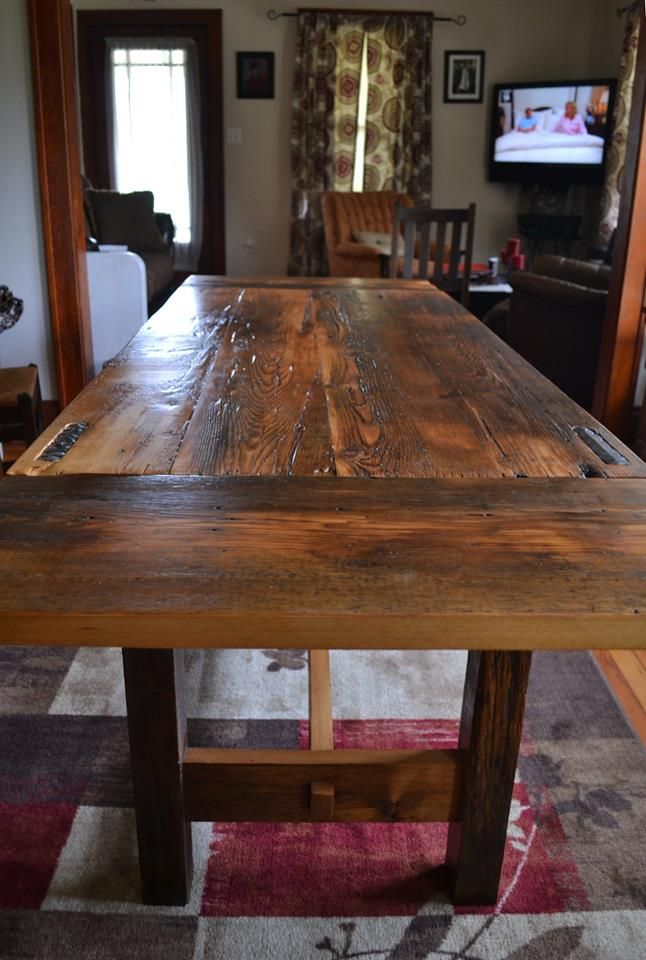 Hand Made Big And Thick Dining Or Conference Tables by The Lazarus Wood  Project