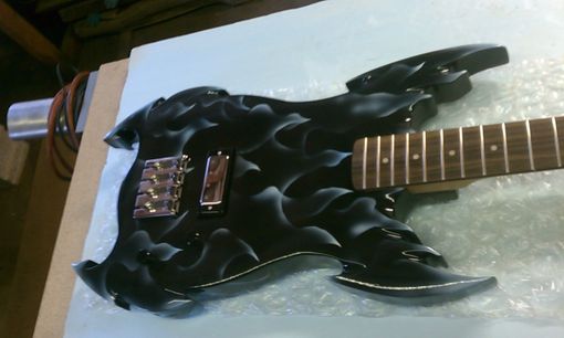 Custom Made Hellfire Line Of Guitars And Basses