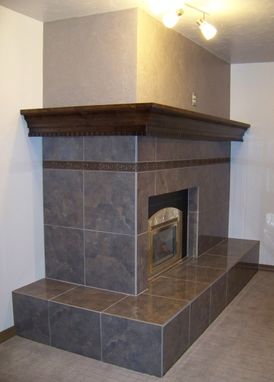 Custom Made Fireplace Mantle