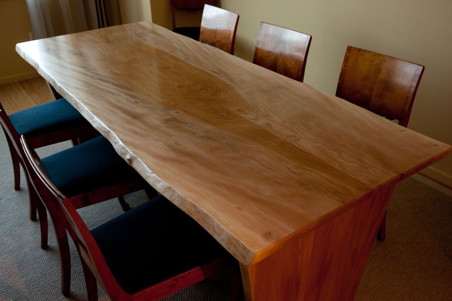 custom live edge american sycamore dining table by garybd