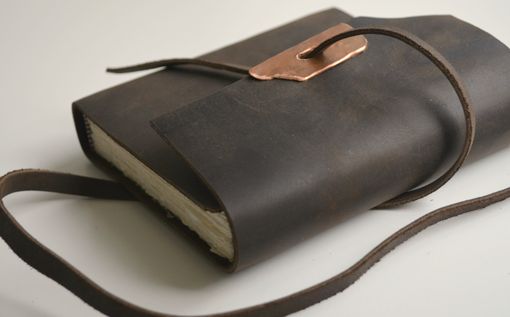 Custom Made Custom Handmade Leather Bound Journal Travel Diary (277)