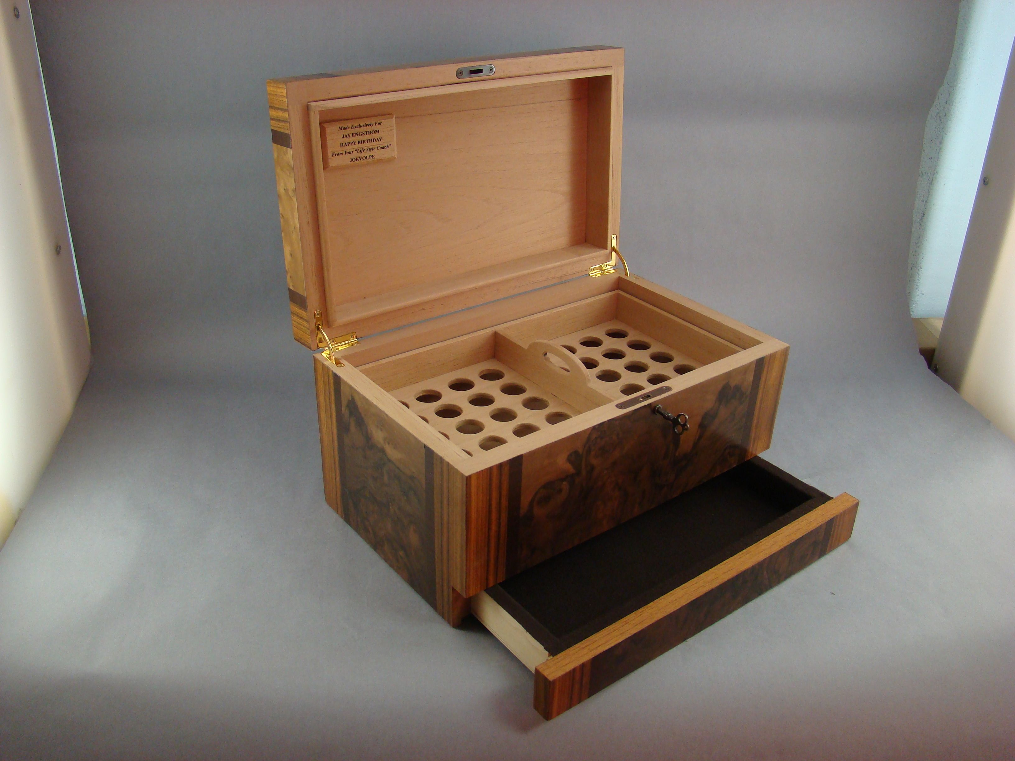 Handmade Handcrafted Humidor Made In The U.S. Hd751 by Mwb Studios