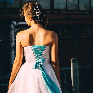 Custom Made Tea Bridal Gown