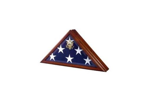 Custom Made Memorial Flag Case - Burial Flag Box
