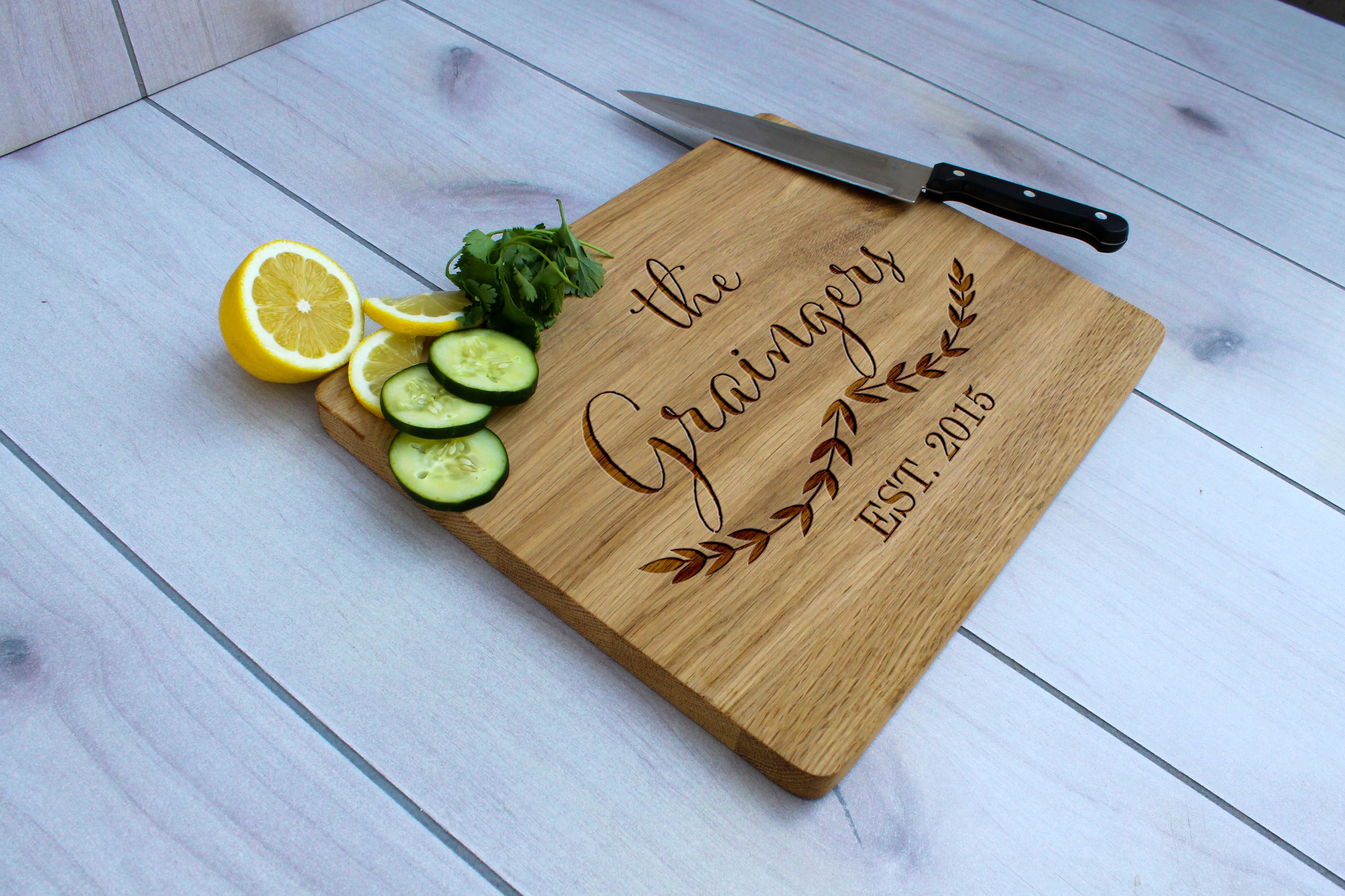 Hand Crafted Personalized Cutting Board Engraved Cutting Board Custom   384731.1083922 