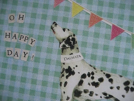 Custom Made Oh Happy Day Dalmatian Dog Notecard Set