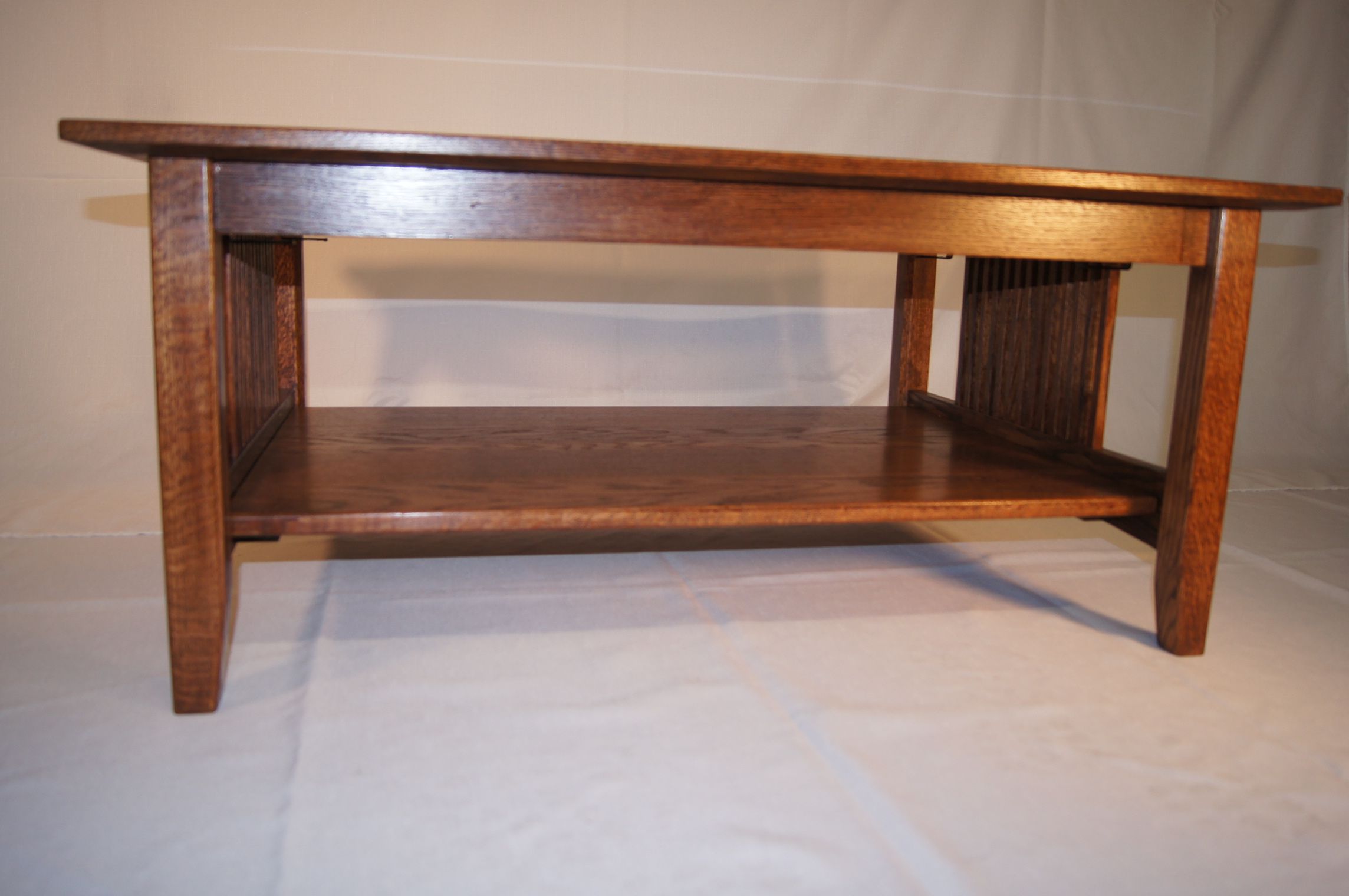 Custom Mission Style Coffee Table by Red Dog Woodworks