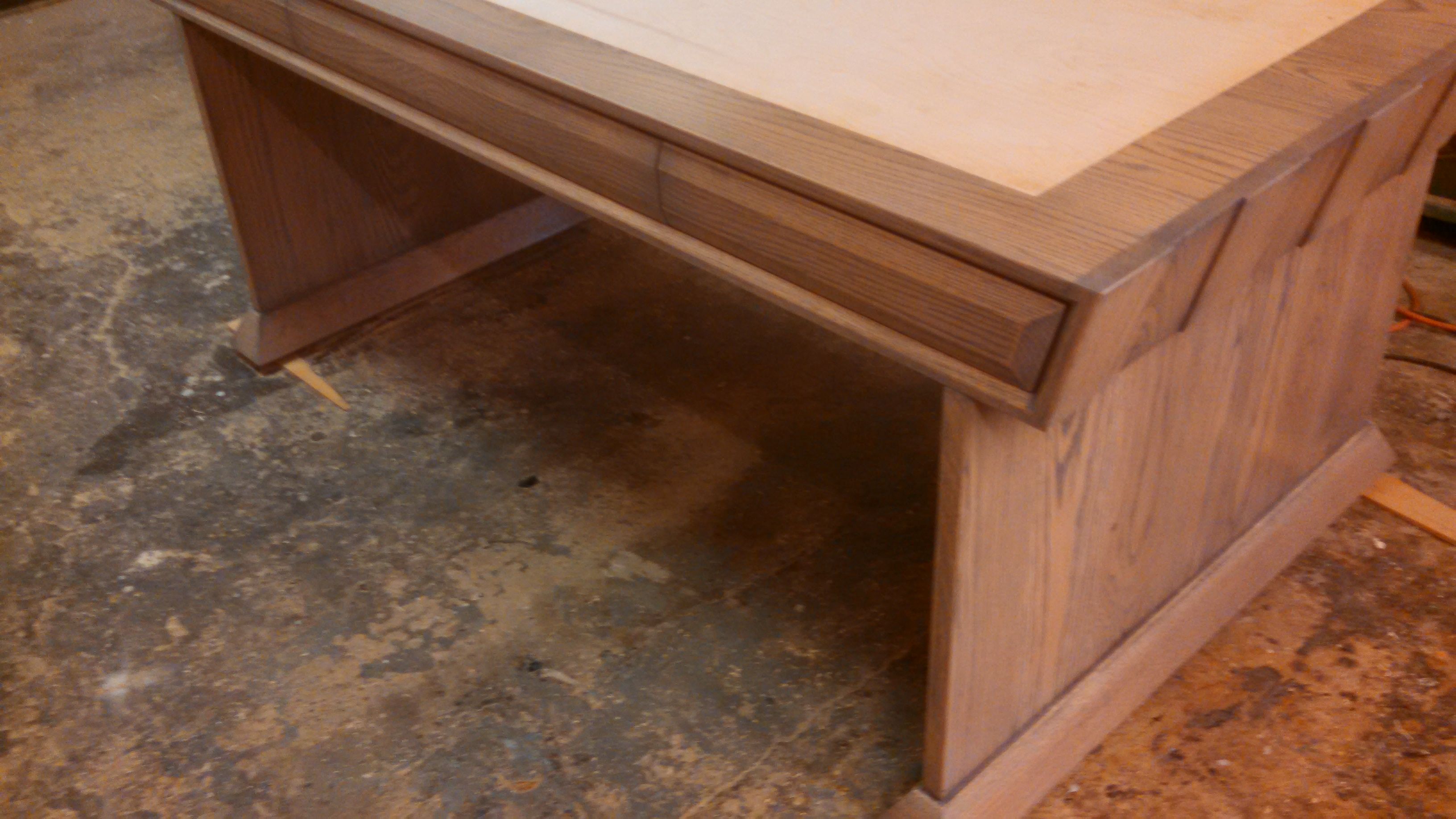 Custom Made White Oak Desk by Dan Fabian Custom Furniture