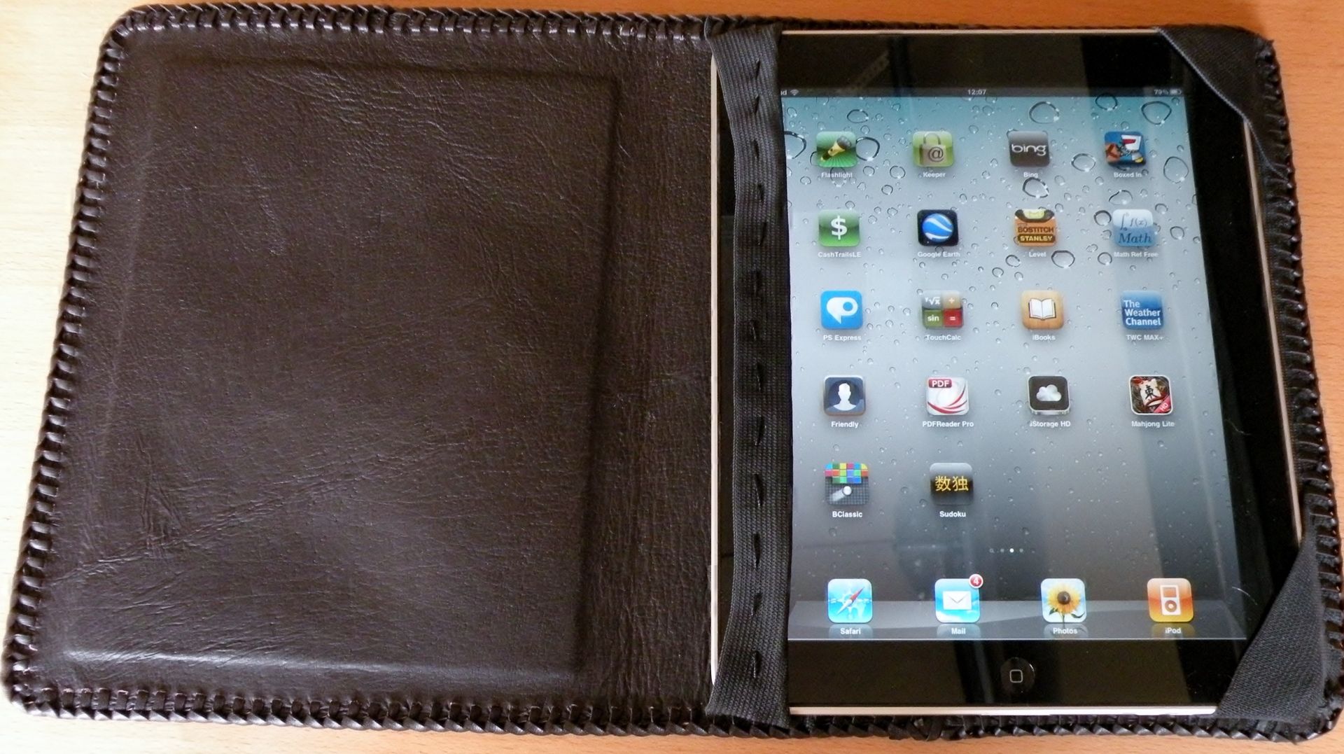 Custom Made Book Cover Ipad Case by Rics Leather