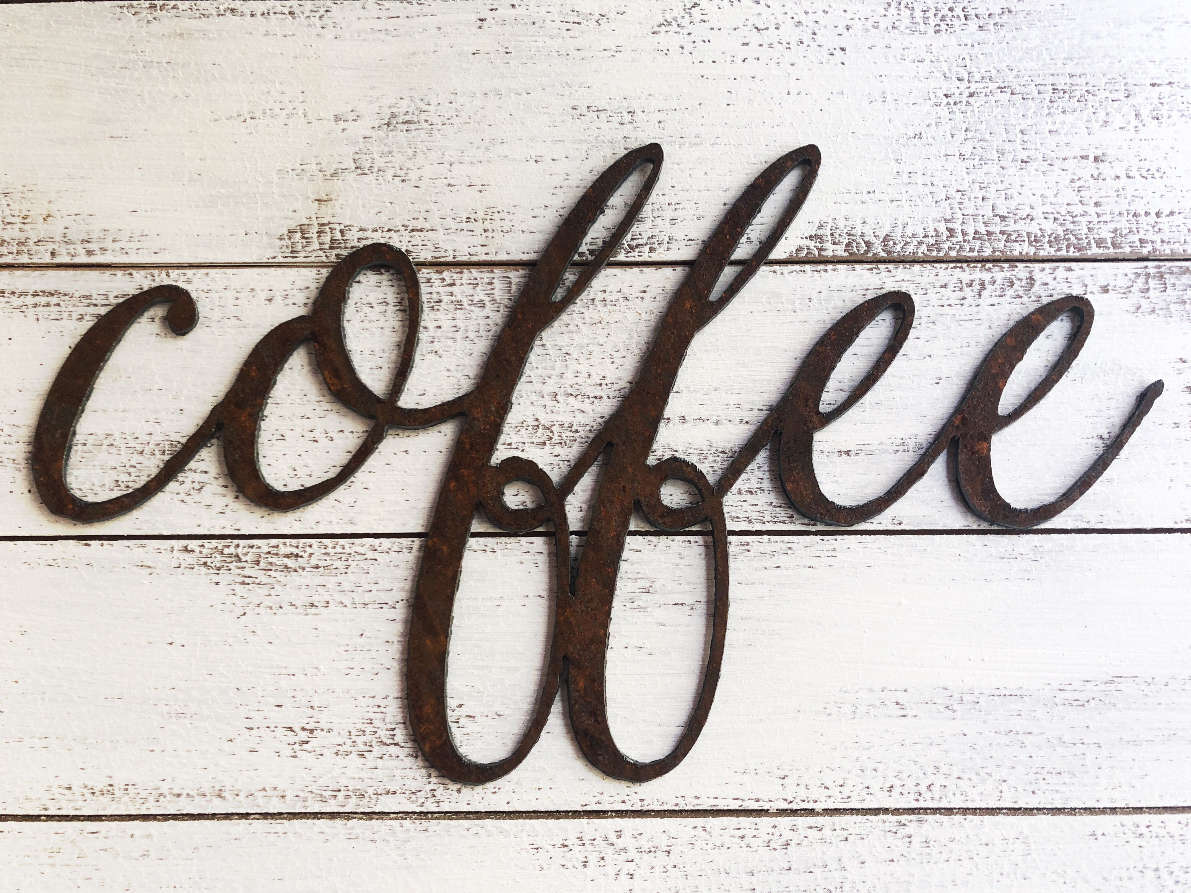 Custom Rustic Metal Art Signs by Urban Mining Company