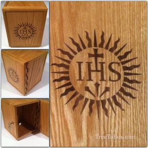 Hand Crafted Magic The Gathering Card Box by Wood Designs by Glenn G. Nief