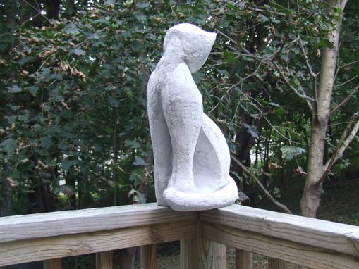 Custom Made Garden Sculpture - Modern Cat