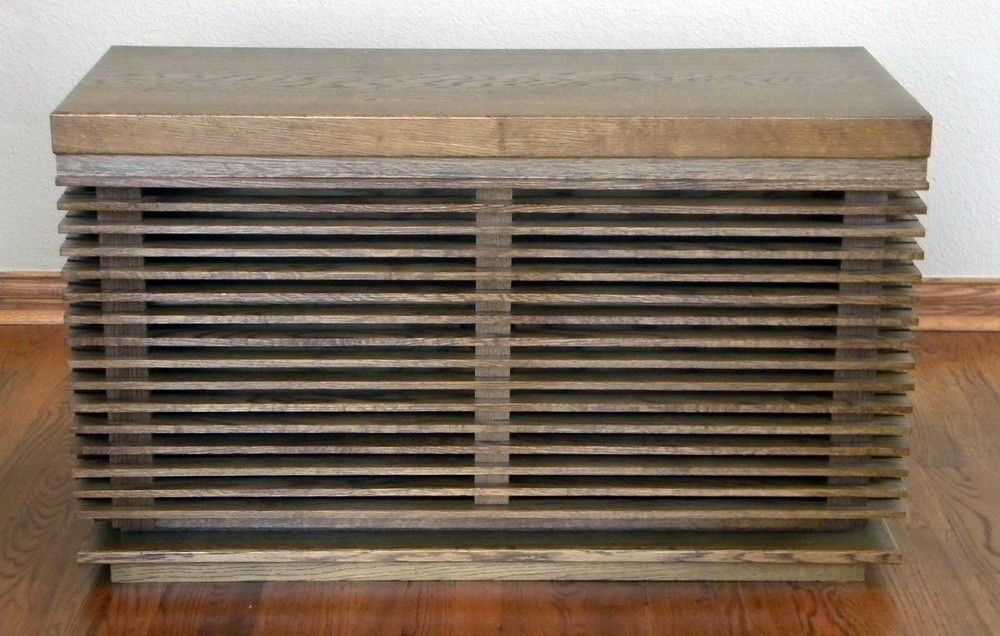 Handmade Oak Media by North Texas Wood Works