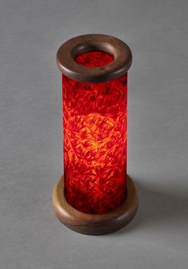 Custom Made Wood Accent Light- Redwood