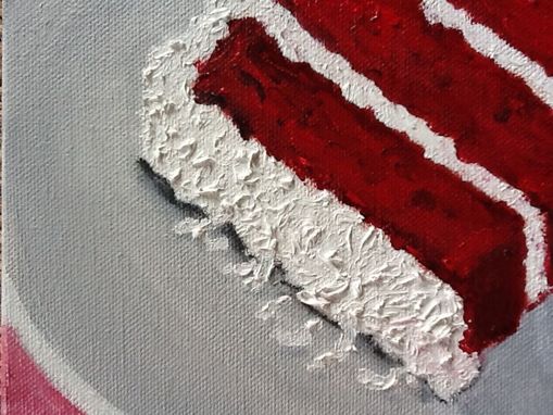 Custom Made Red Velvet Slice Painting