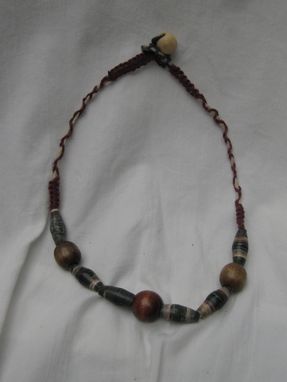 Custom Made Paper Bead Necklace