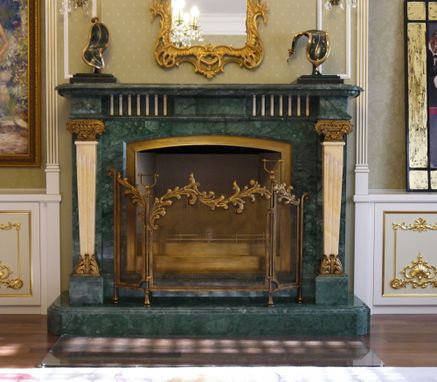 Custom Made Fireplace Decoration & Fireplace Screen.
