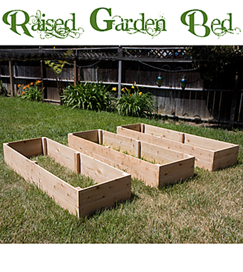 Custom Made Raised Garden Bed Planter