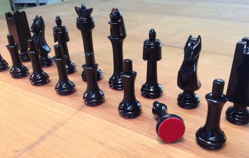 Custom Made Solid Wood Custom Chess Set