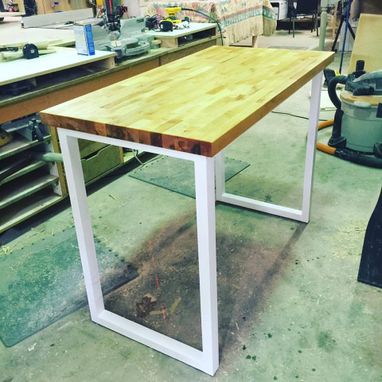 Custom Made Butcher Block Kitchen Island