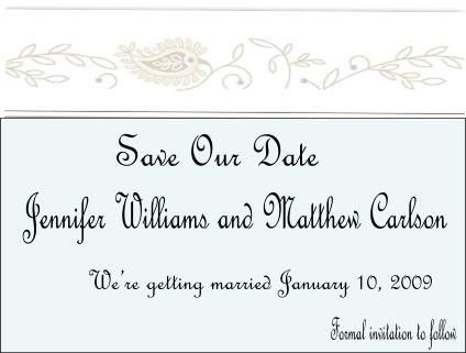 Custom Made Weddings Invitation Card Save The Date Hand Crafted