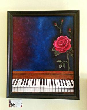 Custom Made Cosmic Music Oil Painting