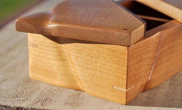 Handmade Kitchen Salt Box by 50Splinters Woodworks | CustomMade.com