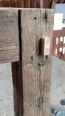 Custom Made Hand Built Reclaimed Wood Table