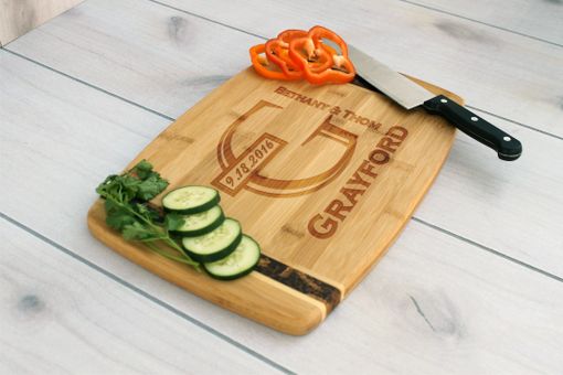 Custom Made Personalized Cutting Board, Engraved Cutting Board, Custom Wedding Gift – Cb-Bamm-Grayford