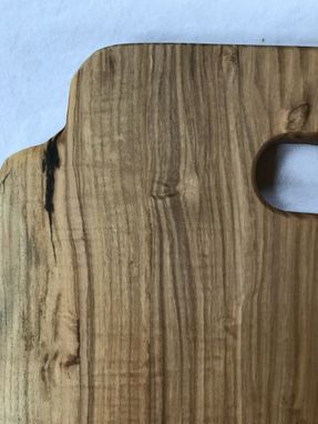 Custom Made Large Ash Live Edge Cutting Board / Serving Board