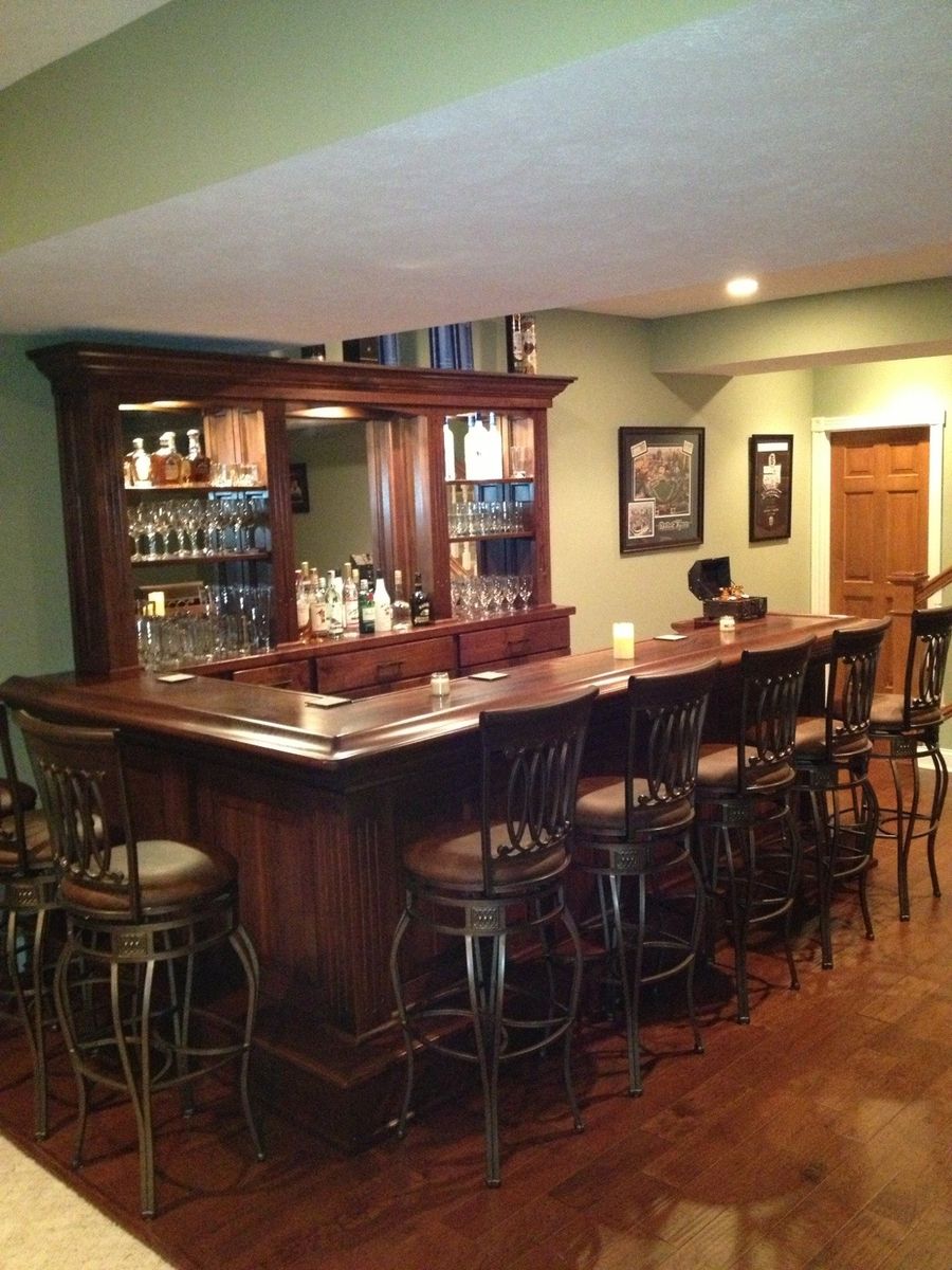 Hand Crafted Black Walnut Home  Bar  by Jeremy Belanger 