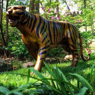 Custom Made Bengal-Tiger-Bronze-Sculpture