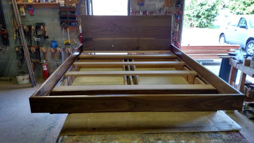 Custom Made Solid Walnut Bed