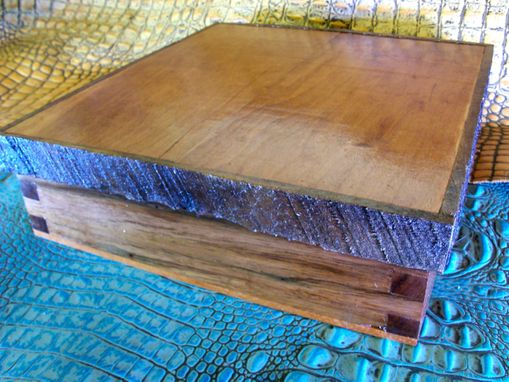 Custom Made Repurposed Rustic Jewelry Walnut Barn Wood Box