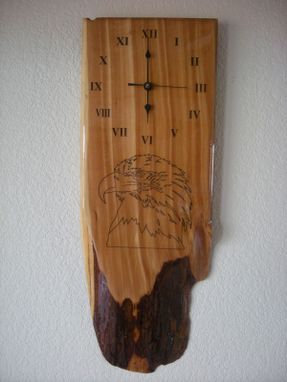 Custom Made Eagle Head Wall Clock