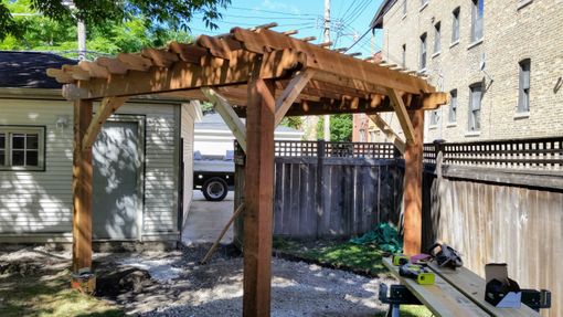 Custom Made Cedar Outdoor Shade Structures