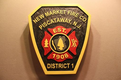 Custom Made Carved Wood Signs | Fire Dept Signs | Fire Fighter Signs | Fireman Signs | City Signs | Park Signs