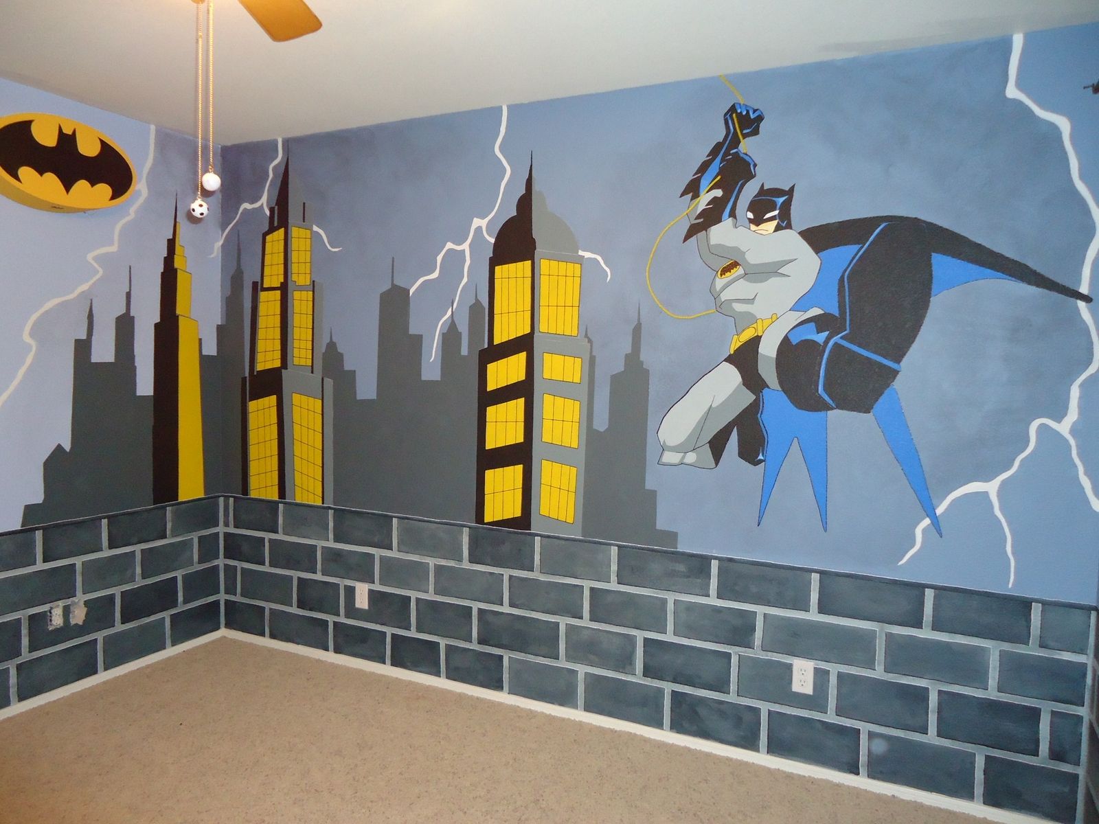 Wall Mural Batman Photo Wallpaper Children's, Kids Room Wall Decor